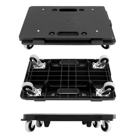 QWORK Furniture Moving Dolly with Wheels, 2 Pack Moving Rollers Leg Dollies, Portable Furniture Movers, 440 Lbs Capacity Small Flat Dolly