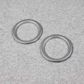 RUIQ Toyota Land Cruiser 250 Series Exclusive Interior Front Air Conditioner Ring Garnish Vent Panel for Toyota Land Cruiser 250 (Satin Silver)