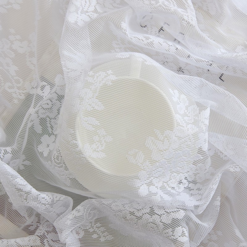 HLC.ME Jolene Floral Lace Fabric Tablecloth, Lace Fabric Table Cloth
