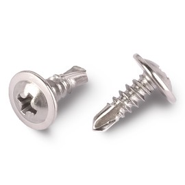 Frelisiy #8×1/2"for Sheet Metal Self-Tapping Screws, 120 PCS Black Stainless Steel Truss Head High-Strength Fast Tapping Screws