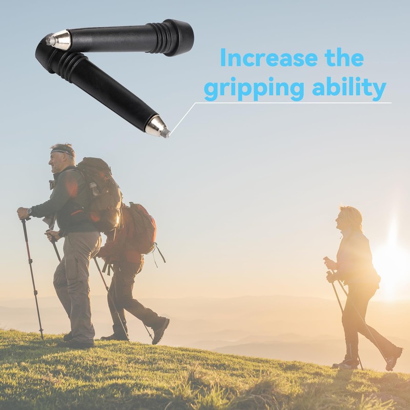 4Pcs Wear Resistant Walking Pole Metal Tips Strong Trekking Pole