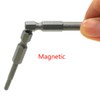 COMOK 10pcs 50mm Long 1/4 Inch Hex Shank T8 Torx