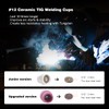 2pcs #12 TIG Welding Cup Pink Ceramic Cup 3/32'' Diffuser
