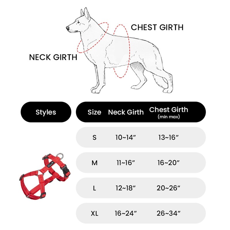 EXCELLENT ELITE SPANKER No Pull Dog Harness Reflective Nylon Vest