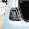 Ynei Smoked Tail Light Cover Blackout overlay Len Fits Fiat