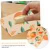 Beavorty Beeswax Food Wrap 3 Sheets Preservation Cloth Reusable Food