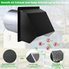 8 Inch Wall Vent Hood Wall Exhaust Vent Cover Outdoor
