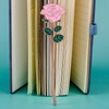 simarro Metal Rose Bookmark, Flower Book Page Holder for Reading