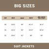 Perry Ellis Men's Linen-Blend Suit Jacket, Breathable Single Breasted Blazer,