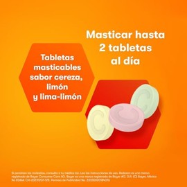 Redoxon Infantil Vitamina C 100mg, Vitaminas para Niños, Sabores Cereza, Limón y Lima Limón, 100 Tabletas Masticables