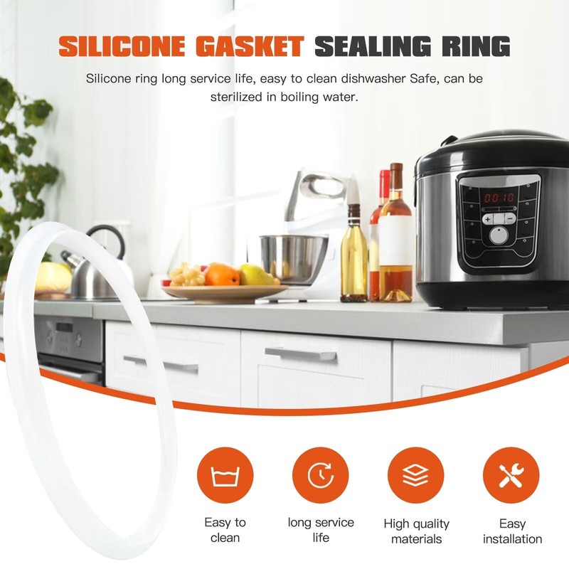 Upgraded 2Pcs Sealing Rings for Presto Pressure Cooker 12 Qt,