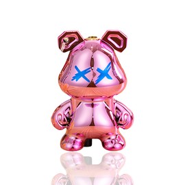 Blanzonic Cute Animal Lighter, Windproof Refillable Adjustable Lighters, Funny Keychain Lighters Gifts for Women, Perfect for Candles, Camping, BBQ (No Butane Fuel Included) (#2)