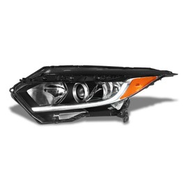 DNA MOTORING Left OE Style Projector Headlight Compatible with 19-22 Honda HR-V, OEM-HL-0255-L