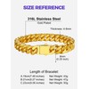 Richsteel Bracelet For Men Hip Hop Jewellery Gold Chain Boys