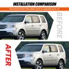 BASIKER Fit for Honda Pilot 2009 to 2015 Pillar Post