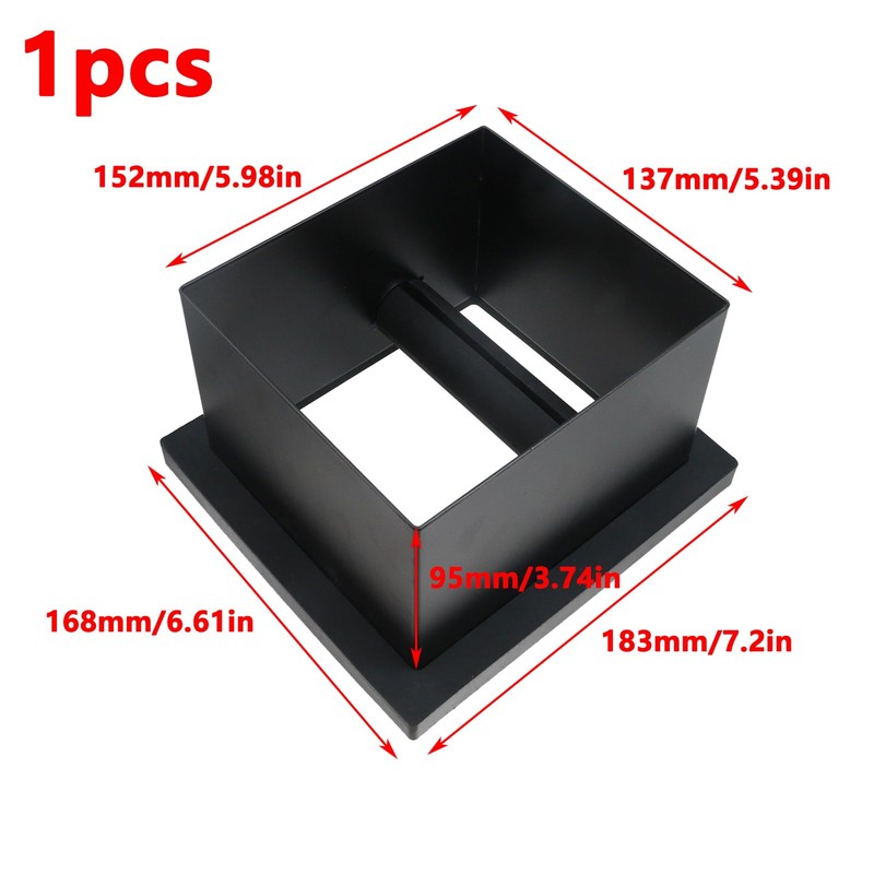 Antrader Bottomless Coffee Knock Box,Espresso Coffee Ground Knock Box Chute