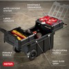 Keter Masterloader Resin Rolling Tool Box with Locking System and
