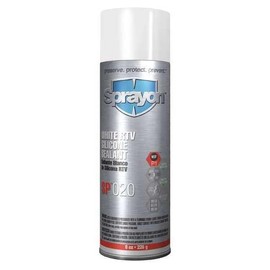 RTV Silicone Sealant, White, 8 oz.