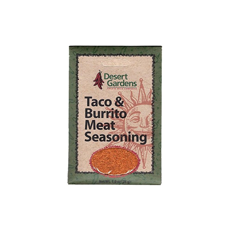 Desert Gardens Taco & Burrito Meat Seasoning (Pack of 4)