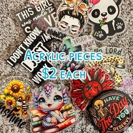 Acrylic Piece-Pick on LIVE