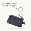 LEDEROW Leather Key Case Small with Zip for Men and