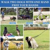 Fjquamitix Two Point Control Dog Leash, Reflective Stitching & Soft