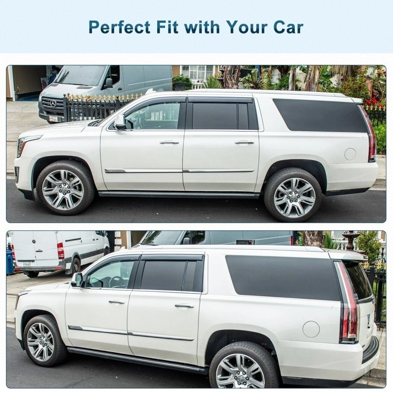 Gearzaar For 2015-2020 Escalade ESV GMC Yukon XL Window Visors