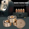 Speaker Isolation Spike Stand Foot, 4pcs 40x20mm Aluminum Speaker Isolation