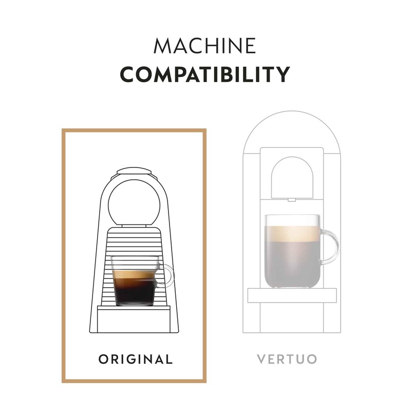 Nespresso Capsules Original Line, Vienna Lungo, Medium Roast Coffee, 50-Count