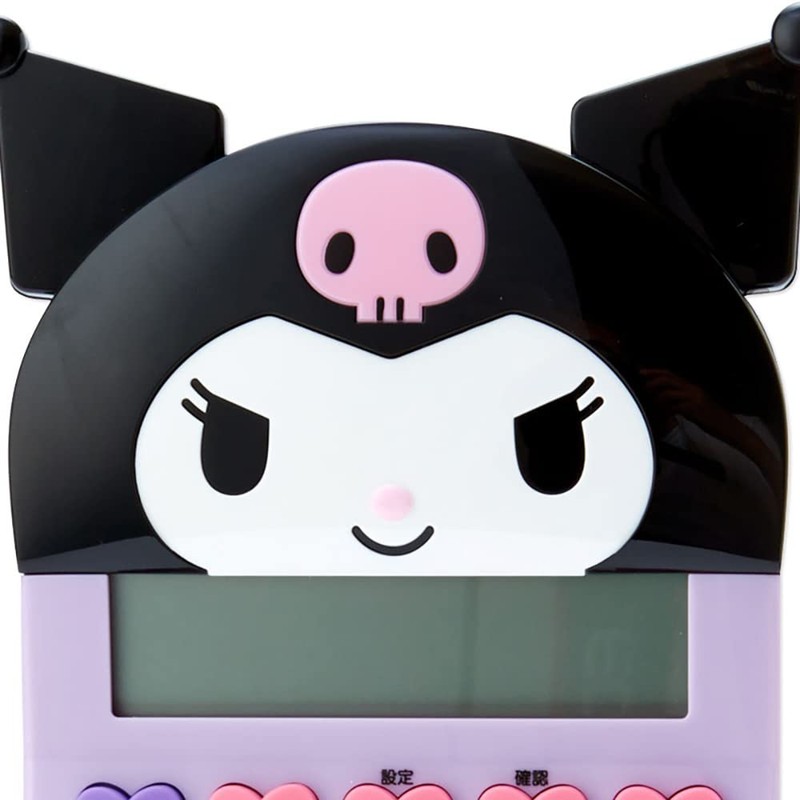 Sanrio Kuromi Face-shaped Key Calculator 633950 One Size