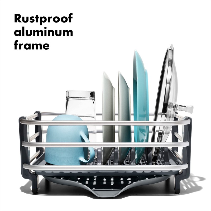 OXO Good Grips Rustproof Aluminum Dish Rack