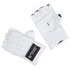 MARTIAL WORLD Knuckle-type Finger Gloves Open Finger PG38-L-WH White L