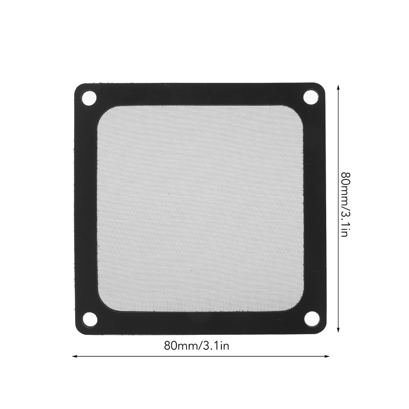 Goshyda PC Computer Case Fan Dust Filter Grille 80mm Sturdy