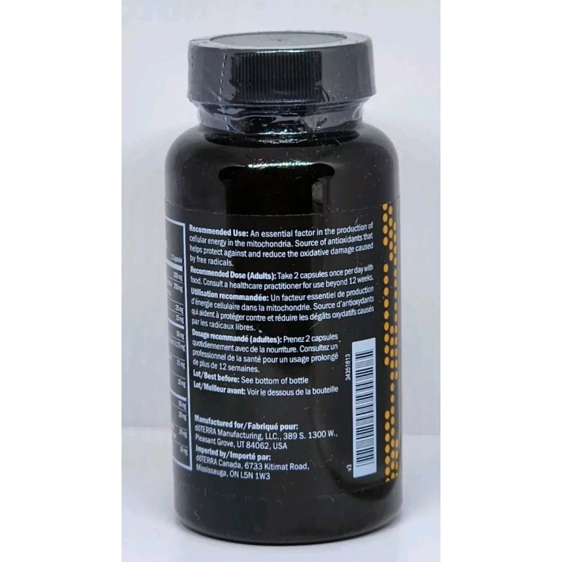 doTERRA MITO2 Max 60 Capsules New Sealed Bottle