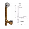 AB&A 17GA Tubular Brass Classic Waste Overflow Test Kit Model