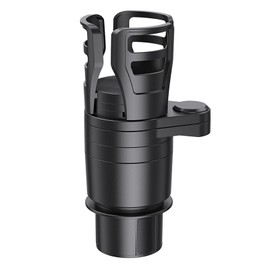 4 in 1 Car Cup Holder Expander 360° Rotating Space Saving Universal Multifunctional Cupholder