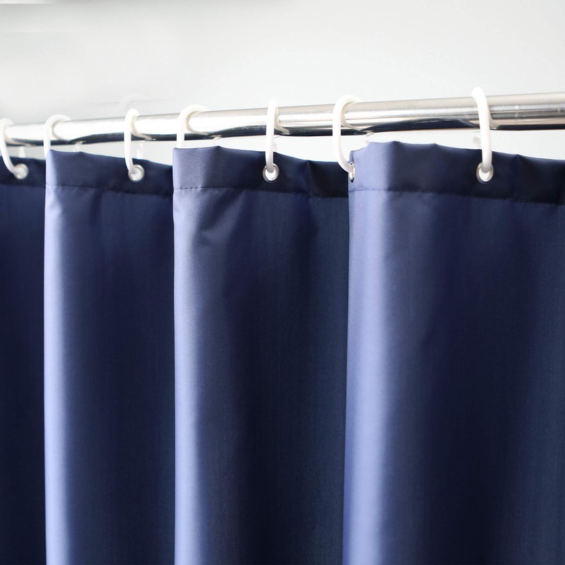 AooHome 72 Width by 66 Height inch Shorter Shower Curtain