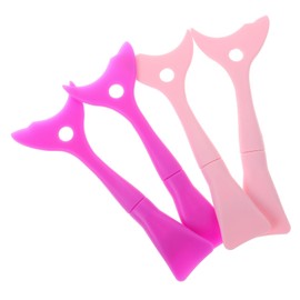 OHPHCALL 4pcs Multifunctional Makeup Set Eyelash Spoolies Eyeliner Stencils for Eyes Wing Eyeliner Tool for Eye Eyeliner Applicator Tool Makeup Eyeliner Mascara Protector Tool
