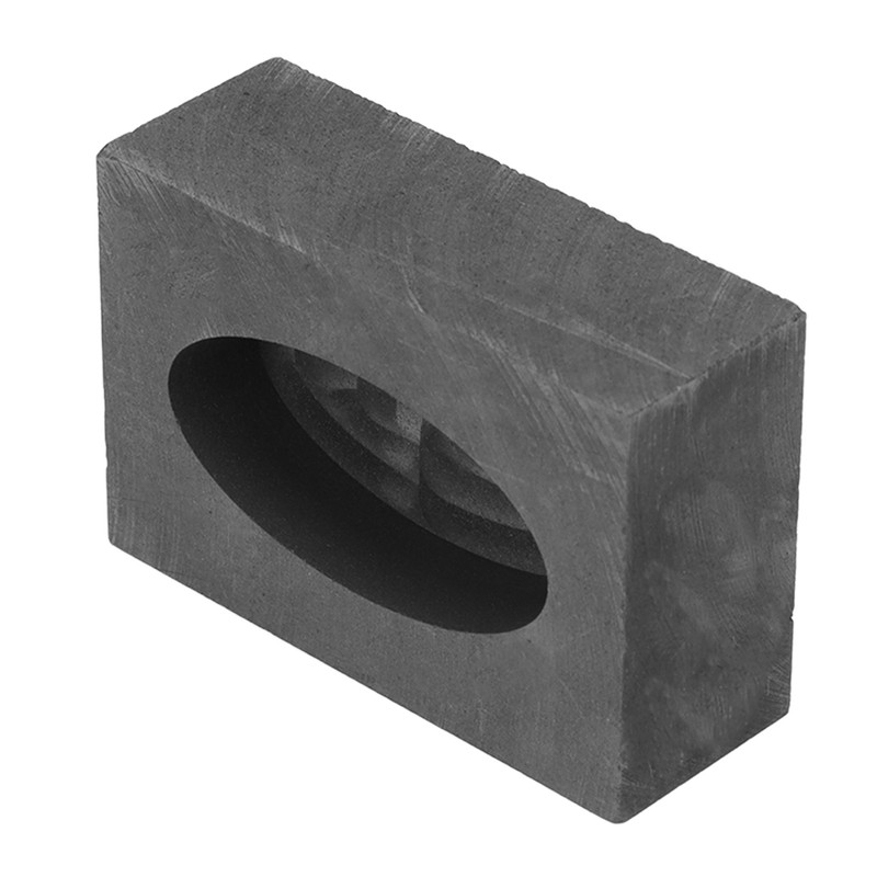 Graphite Casting Ingot Mold Oval High Purity Gold Silver Melting