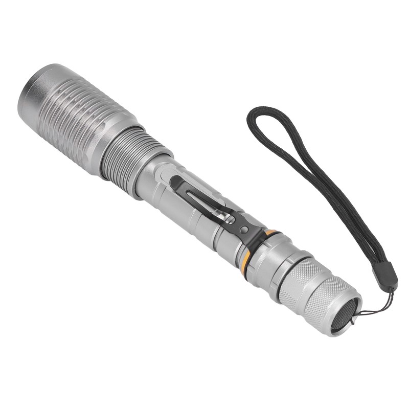 Telescopic Zoomable Flashlight 5 Lighting Modes 5000LM Waterproof Bright Flashlight