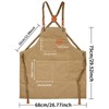 KOOOGEAR Multifunctional Canvas Apron, Work Apron, Welding Apron, Grill Cooking
