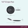 Anolon Advanced Home Hard Anodized Nonstick Crepe Pan, 9.5 Inch