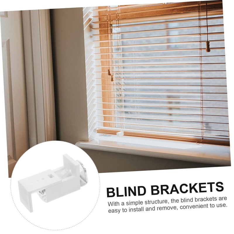 COHEALI 3sets Blind Window Brackets Blackout Rods Blind Holder Adjustable