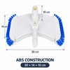 12 Inch Curved Pool Vacuum Head with Side and Bottom