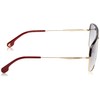 Carrera CA152/S Square Sunglasses, Gold, 60 mm