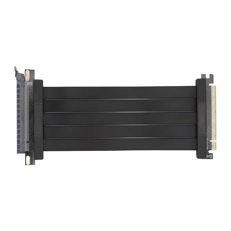 PCIE 4.0 X16 Extender 180 Degree 26GB/s 7.9in Long Gold