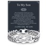Bandmax Inifinity Knot Bracelet for My Son Mother Son Link