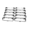 Shuokecrafts 10 Pack Clipboard Clips 3.94" Mountable Metal Clipboards Hardware
