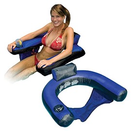 Swimline Nylon Covered U-Seat Swimming Pool Float, 2-Pack