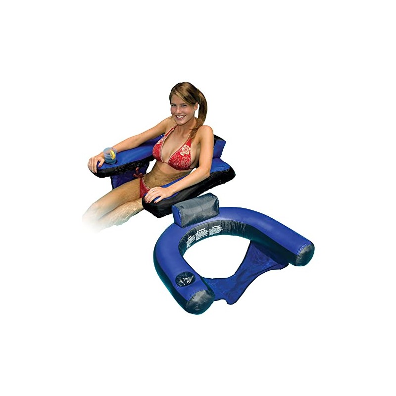 Swimline Nylon Covered U-Seat Swimming Pool Float, 2-Pack